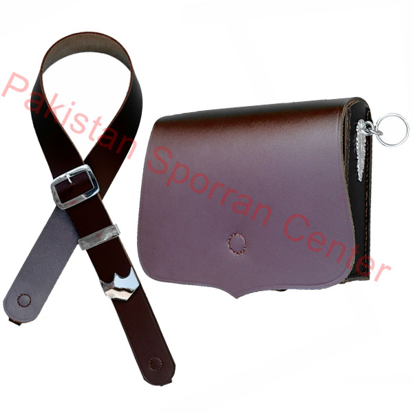 Leather Music card pouch