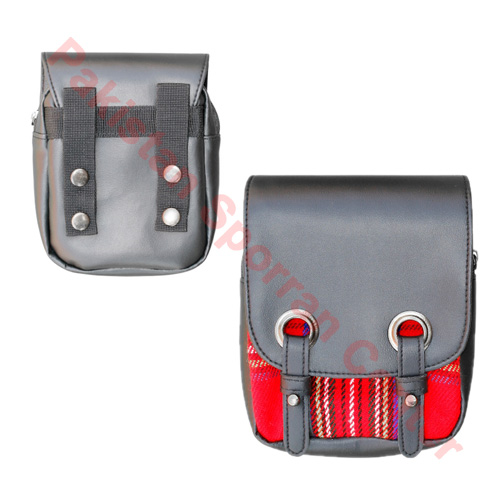 Leather Music card pouch